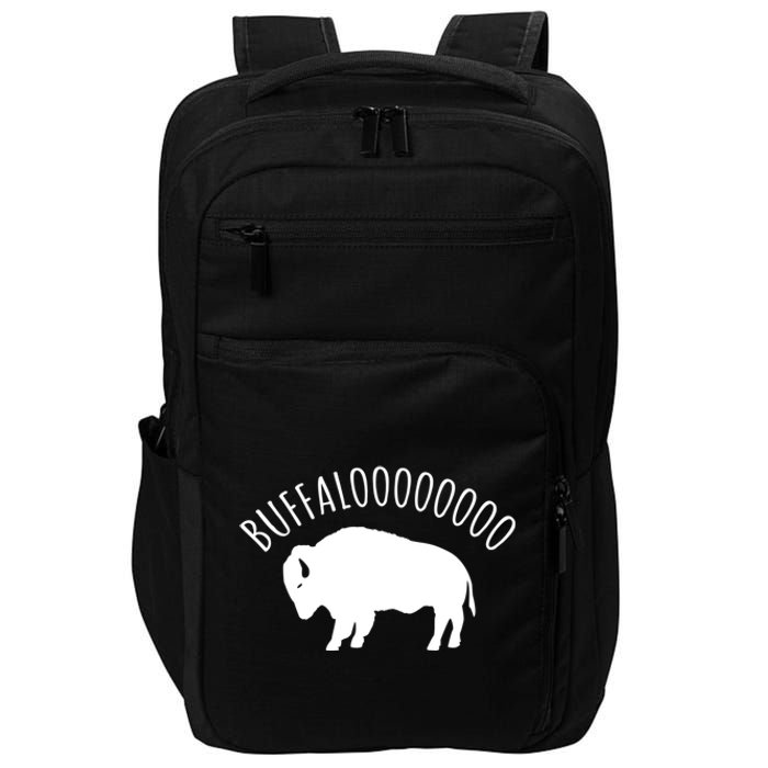 Lucky Buffalo Buffalooo Bison Nature Wildlife Design Cute Gift Impact Tech Backpack