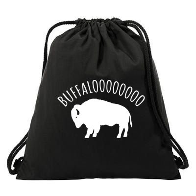 Lucky Buffalo Buffalooo Bison Nature Wildlife Design Cute Gift Drawstring Bag