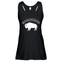 Lucky Buffalo Buffalooo Bison Nature Wildlife Design Cute Gift Ladies Essential Flowy Tank