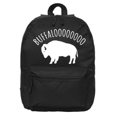 Lucky Buffalo Buffalooo Bison Nature Wildlife Design Cute Gift 16 in Basic Backpack