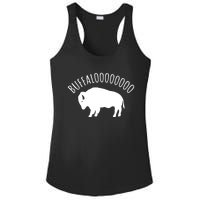 Lucky Buffalo Buffalooo Bison Nature Wildlife Design Cute Gift Ladies PosiCharge Competitor Racerback Tank