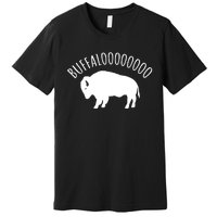 Lucky Buffalo Buffalooo Bison Nature Wildlife Design Cute Gift Premium T-Shirt