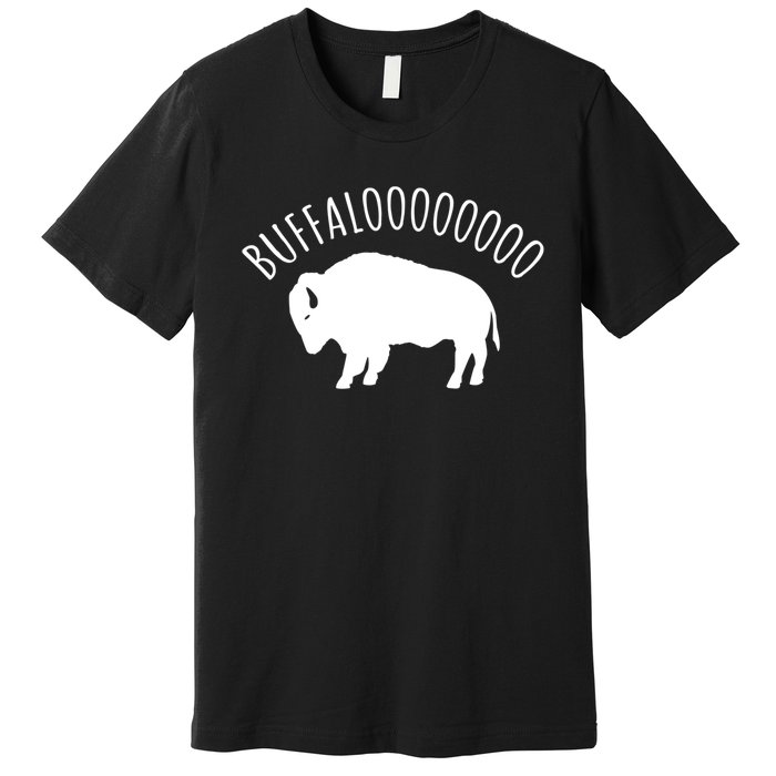 Lucky Buffalo Buffalooo Bison Nature Wildlife Design Cute Gift Premium T-Shirt