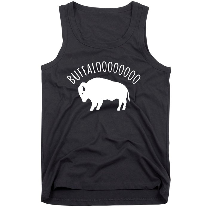 Lucky Buffalo Buffalooo Bison Nature Wildlife Design Cute Gift Tank Top