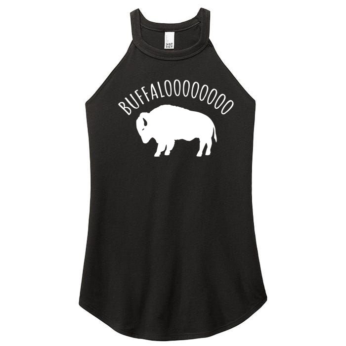 Lucky Buffalo Buffalooo Bison Nature Wildlife Design Cute Gift Women's Perfect Tri Rocker Tank