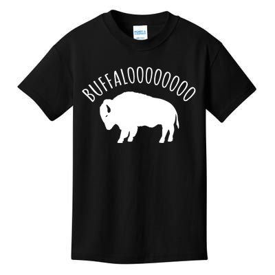 Lucky Buffalo Buffalooo Bison Nature Wildlife Design Cute Gift Kids T-Shirt