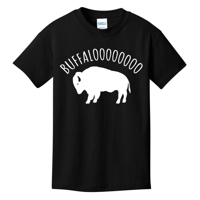 Lucky Buffalo Buffalooo Bison Nature Wildlife Design Cute Gift Kids T-Shirt