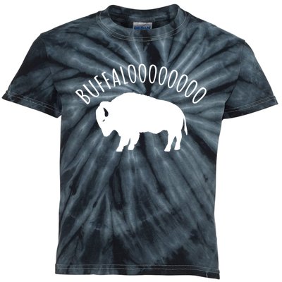 Lucky Buffalo Buffalooo Bison Nature Wildlife Design Cute Gift Kids Tie-Dye T-Shirt