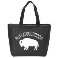 Lucky Buffalo Buffalooo Bison Nature Wildlife Design Cute Gift Zip Tote Bag