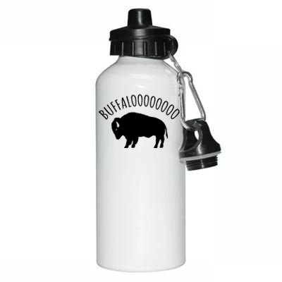 Lucky Buffalo Buffalooo Bison Nature Wildlife Design Cute Gift Aluminum Water Bottle