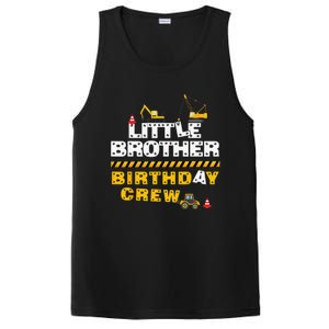 Little Brother Birthday Crew Construction Family Birthday PosiCharge Competitor Tank