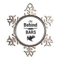 Life Behind Bars Brap Dirt Bike Motocross Metallic Star Ornament