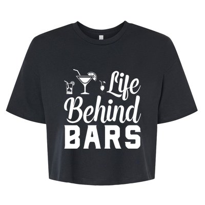 Life Behind Bars Bella+Canvas Jersey Crop Tee