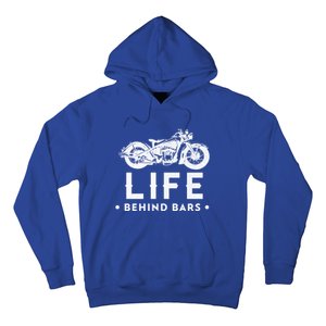 Life Behind Bars Retro Motorcycle Biker Meaningful Gift Hoodie