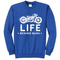 Life Behind Bars Retro Motorcycle Biker Meaningful Gift Tall Sweatshirt