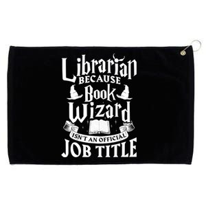 Librarian Bcs Book Wizard Isn't A Job Title Library Gift Grommeted Golf Towel