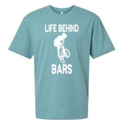 Life Behind Bars Great Gift Bmx Gift Meaningful Gift Sueded Cloud Jersey T-Shirt