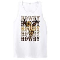 Leopard Boho Bull Skull Sunflower Howdy Western Country PosiCharge Competitor Tank