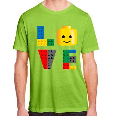 Love Blocks Bricks Toy Adult ChromaSoft Performance T-Shirt