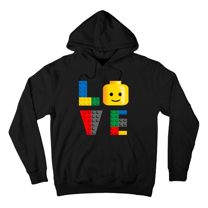 Love Blocks Bricks Toy Hoodie