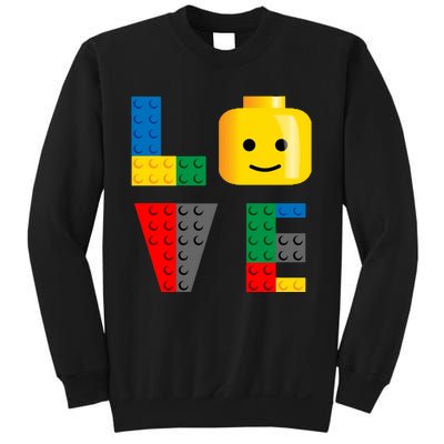 Love Blocks Bricks Toy Sweatshirt