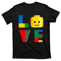 Love Blocks Bricks Toy T-Shirt