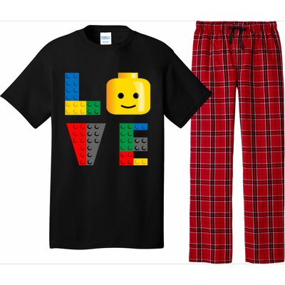 Love Blocks Bricks Toy Pajama Set