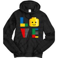 Love Blocks Bricks Toy Tie Dye Hoodie