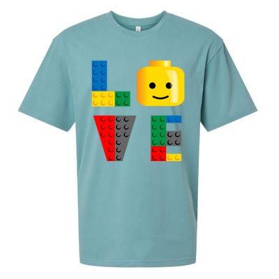 Love Blocks Bricks Toy Sueded Cloud Jersey T-Shirt