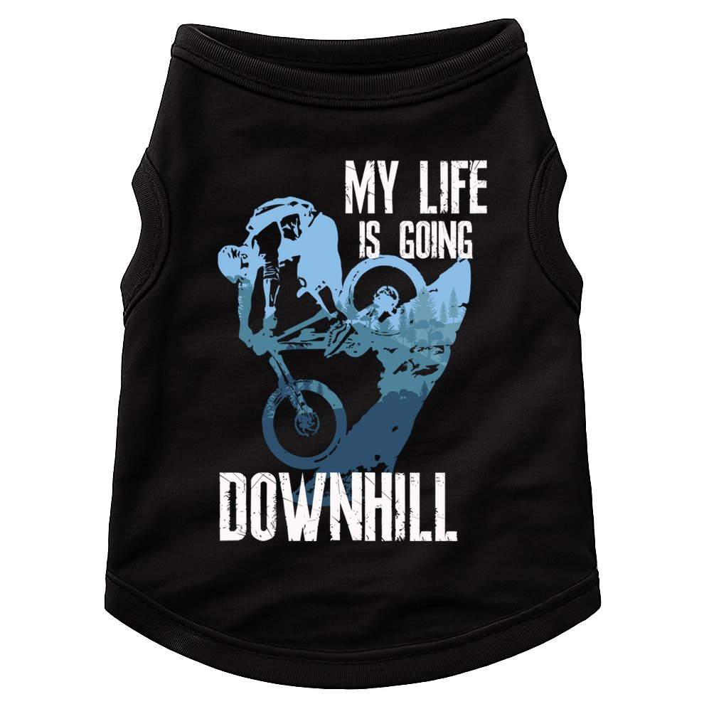 Life Behind Bars Funny Gift Biking Mountain Bike Enduro Mtb Gift Doggie Tank