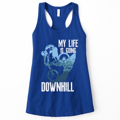 Life Behind Bars Funny Gift Biking Mountain Bike Enduro Mtb Gift Womens Tank Top