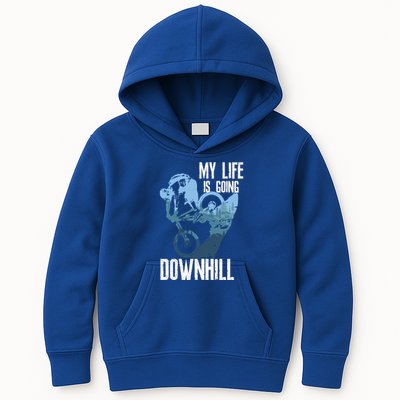 Life Behind Bars Funny Gift Biking Mountain Bike Enduro Mtb Gift Kids Hoodie