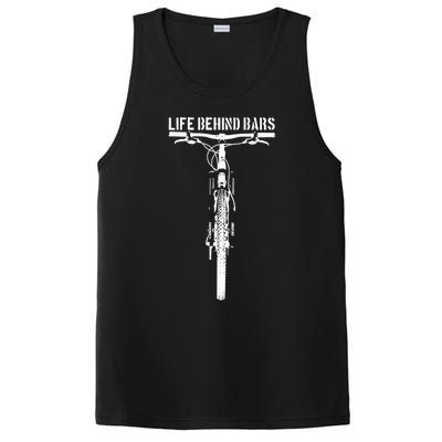 Life behind bars, bicycle, bicycling, bike, cycling lovers PosiCharge Competitor Tank