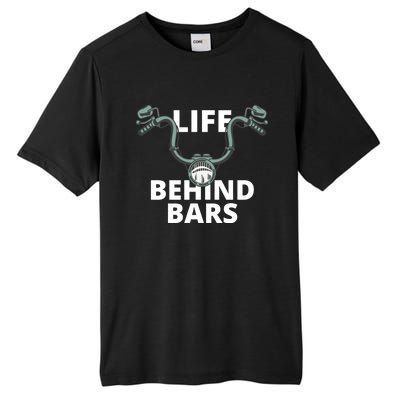 Life Behind Bars Vintage Motorcycle Rider Bikers Funny Gift Tall Fusion ChromaSoft Performance T-Shirt