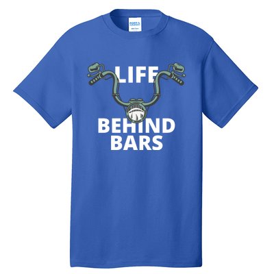 Life Behind Bars Vintage Motorcycle Rider Bikers Funny Gift Tall T-Shirt