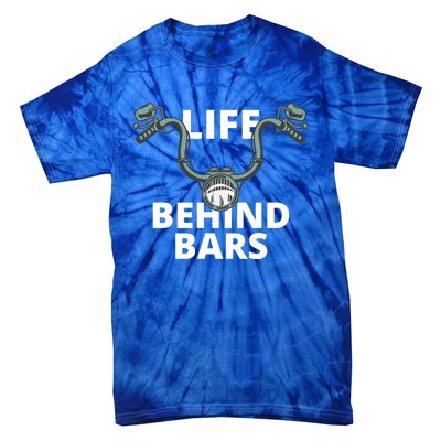 Life Behind Bars Vintage Motorcycle Rider Bikers Funny Gift Tie-Dye T-Shirt