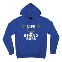 Life Behind Bars Vintage Motorcycle Rider Bikers Funny Gift Tall Hoodie