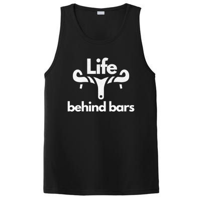 Life Behind Bars Vintage Retro Bicycle Biker Gift PosiCharge Competitor Tank