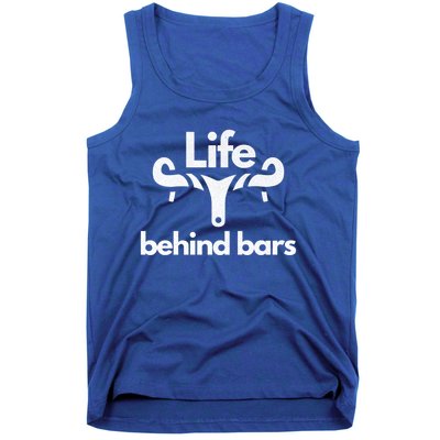 Life Behind Bars Vintage Retro Bicycle Biker Gift Tank Top