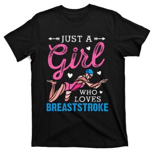 Loves Breaststroke Breaststroke Swimmer T-Shirt