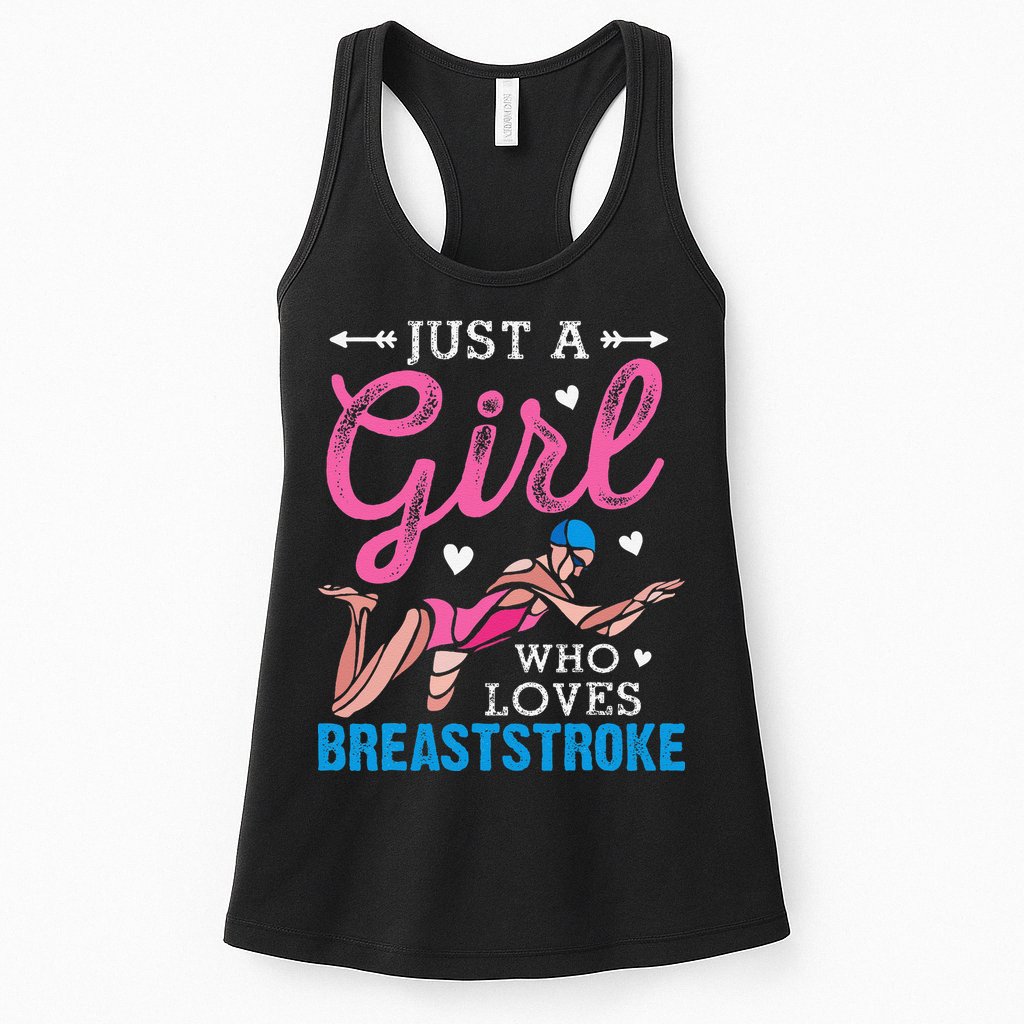 Loves Breaststroke Breaststroke Swimmer Womens Tank Top