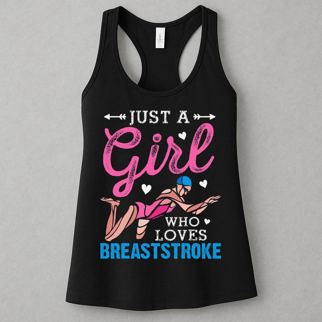 Loves Breaststroke Breaststroke Swimmer Womens Tank Top