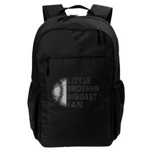 Little Brother Biggest Fan Baseball Season Gift Daily Commute Backpack