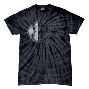 Little Brother Biggest Fan Baseball Season Gift Tie-Dye T-Shirt