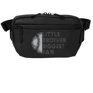 Little Brother Biggest Fan Baseball Season Gift Crossbody Pack