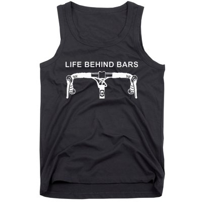 Life Behind Bars Funny Cycling Biking Tank Top