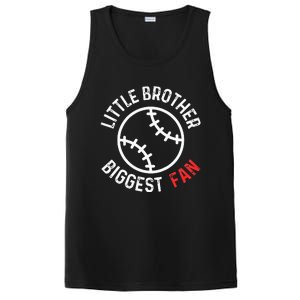 Little Brother Biggest Fan Baseball Season PosiCharge Competitor Tank