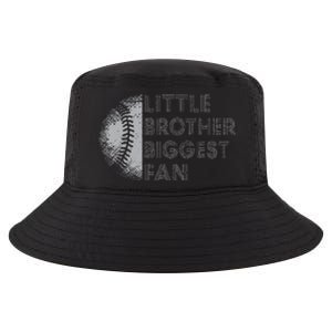 Little Brother Biggest Fan Baseball Season Gift For Cool Comfort Performance Bucket Hat