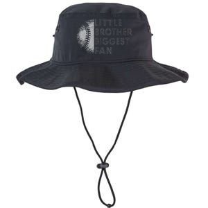 Little Brother Biggest Fan Baseball Season Gift For Legacy Cool Fit Booney Bucket Hat