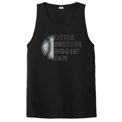 Little Brother Biggest Fan Baseball Season Gift For PosiCharge Competitor Tank